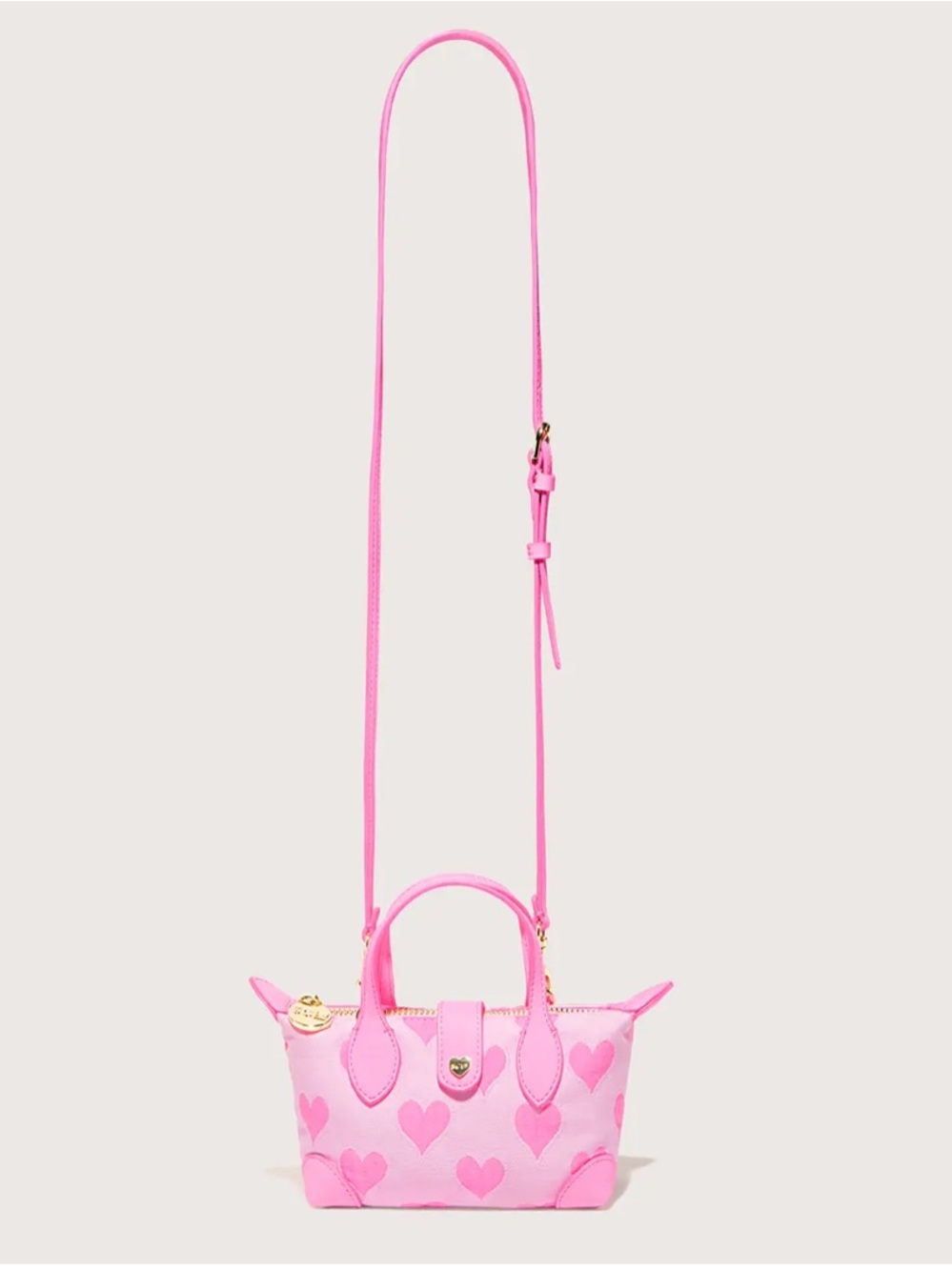 Stoney Clover Lane Pouchette Crossbody Bag - Flamingos & Bubblegum Color - Picture 4 of 14